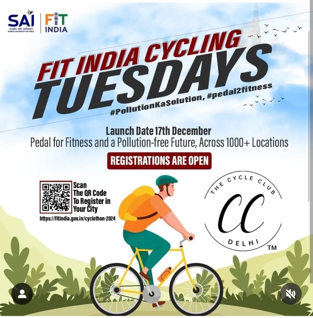 FIT INDIA CYCLING TUESDAYS