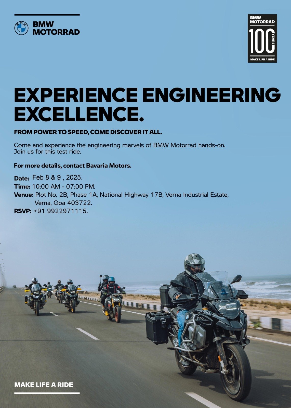 BMW Motorrad -EXPERIENCE ENGINEERING EXCELLENCE.⚙️