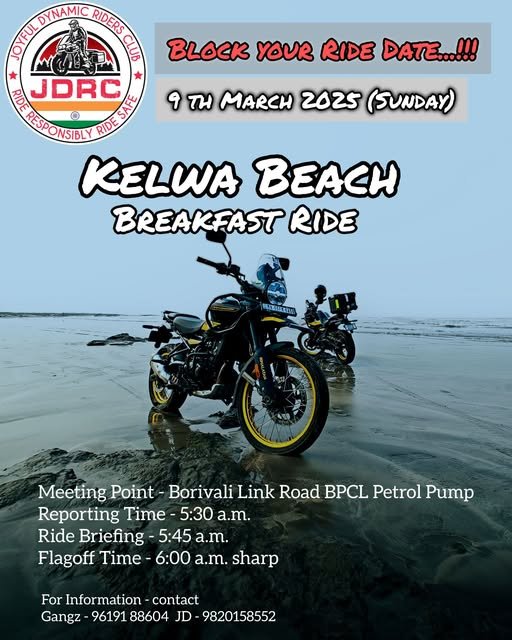 KELWA BEACH BREAKFAST RIDE