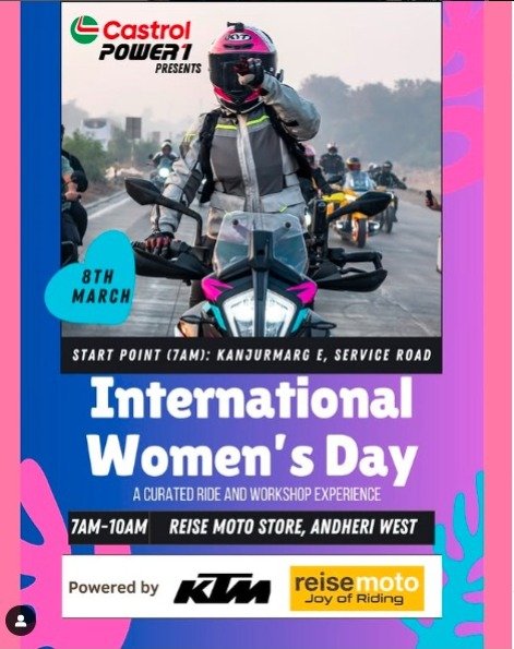 International Women’s Day Ride