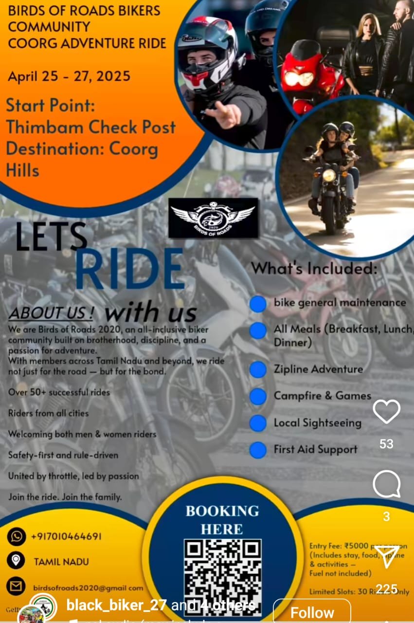 COORG ADVENTURE RIDE