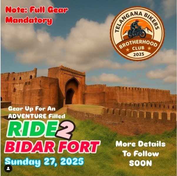 RIDE TO BIDAR FORT