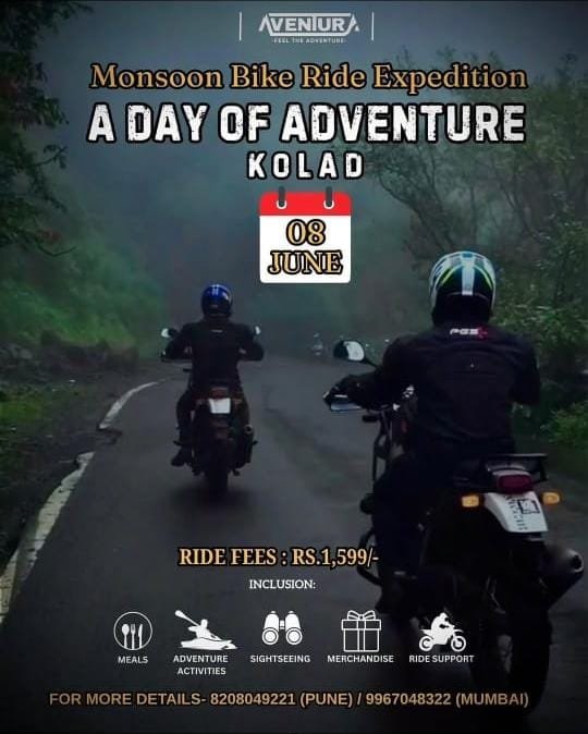 Monsoon Bike Ride Expedition A Day Of Adventure Kolad Edition
