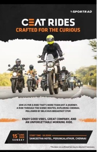 CEAT Breakfast Ride in Chennai!