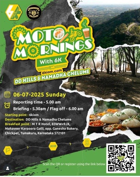 Moto morning with 6k to DD Hills & Namadha Chelume