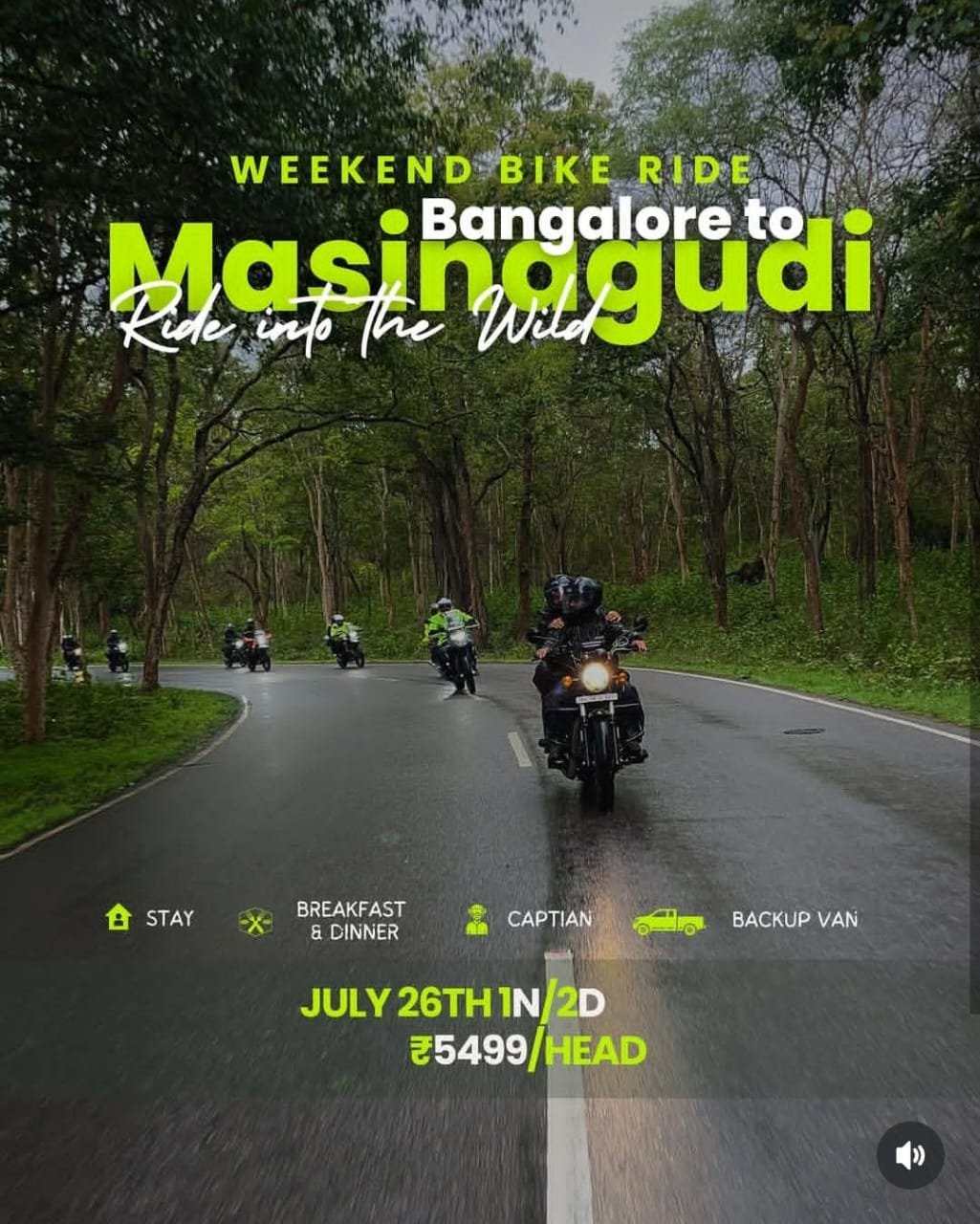 Weekend Bike Ride Bangalore To Masinagudi