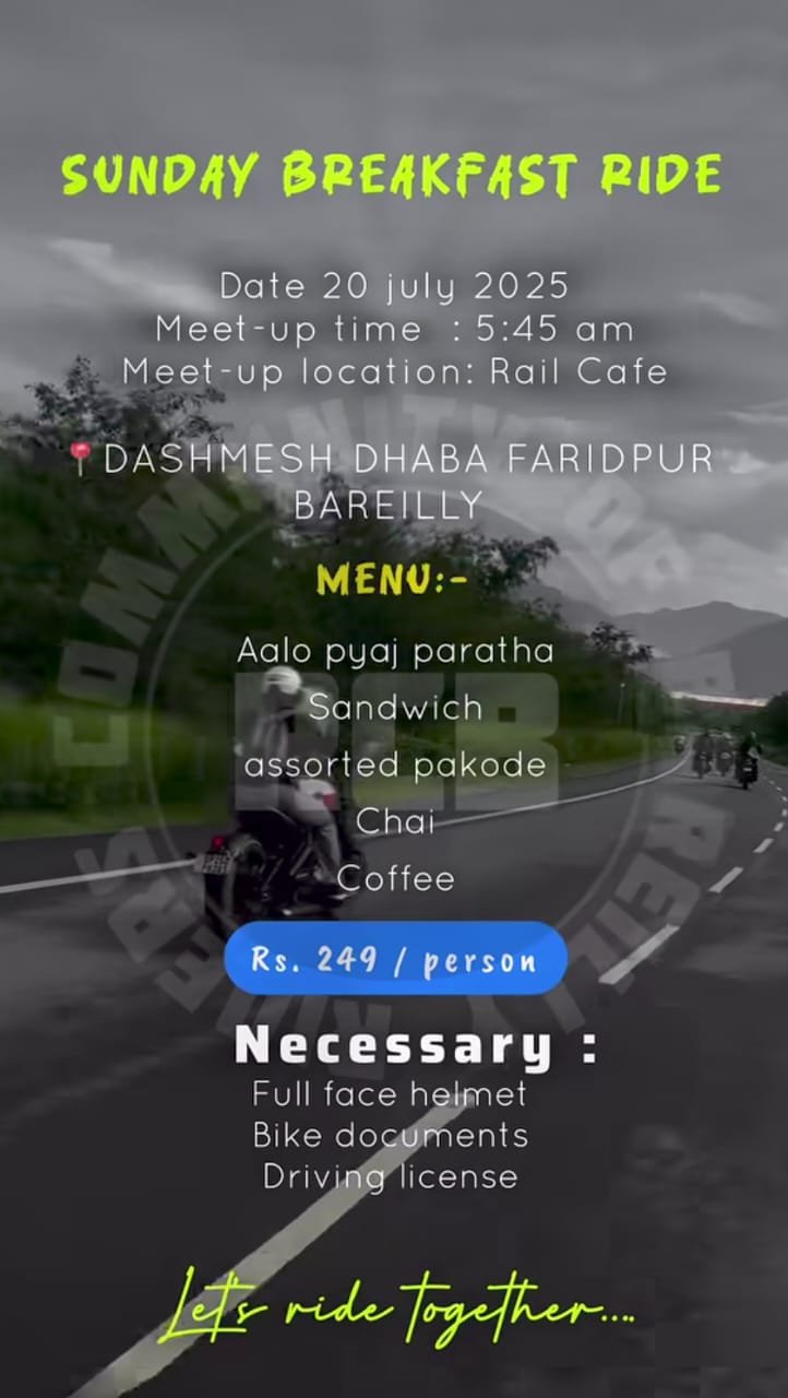 Sunday Breakfast Ride
