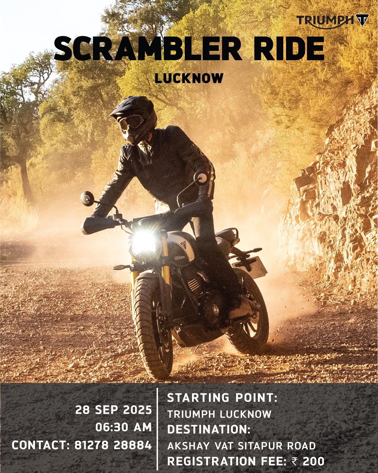Triumph For The Ride