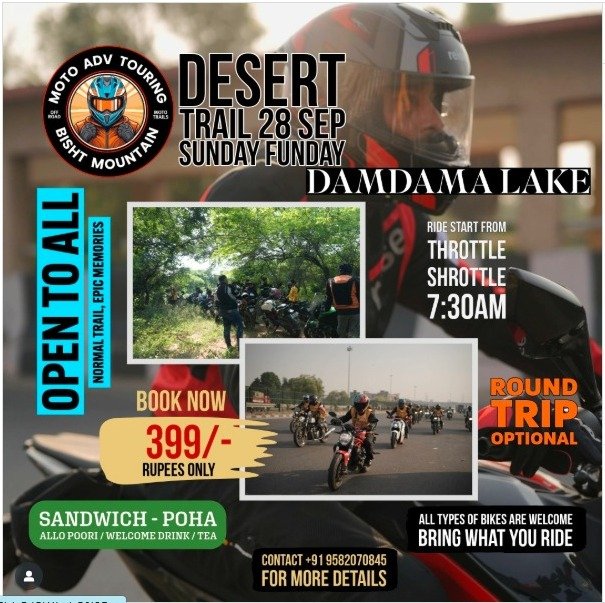 Moto Adv Touring Bisht Mountain, Bikers Tribe Group