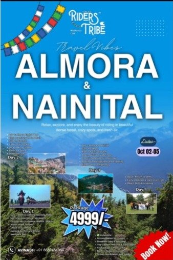 RIDERS TRIBE ALERT – ALMORA & NAINITAL LONG RIDE