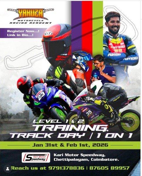 Level 1& 2 TRAINING TRACK DAY/ 1 ON 1