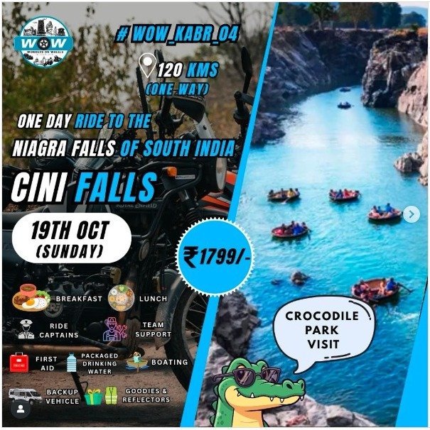 One-Day Ride To The Niagara Falls of South India! CINI FALLS