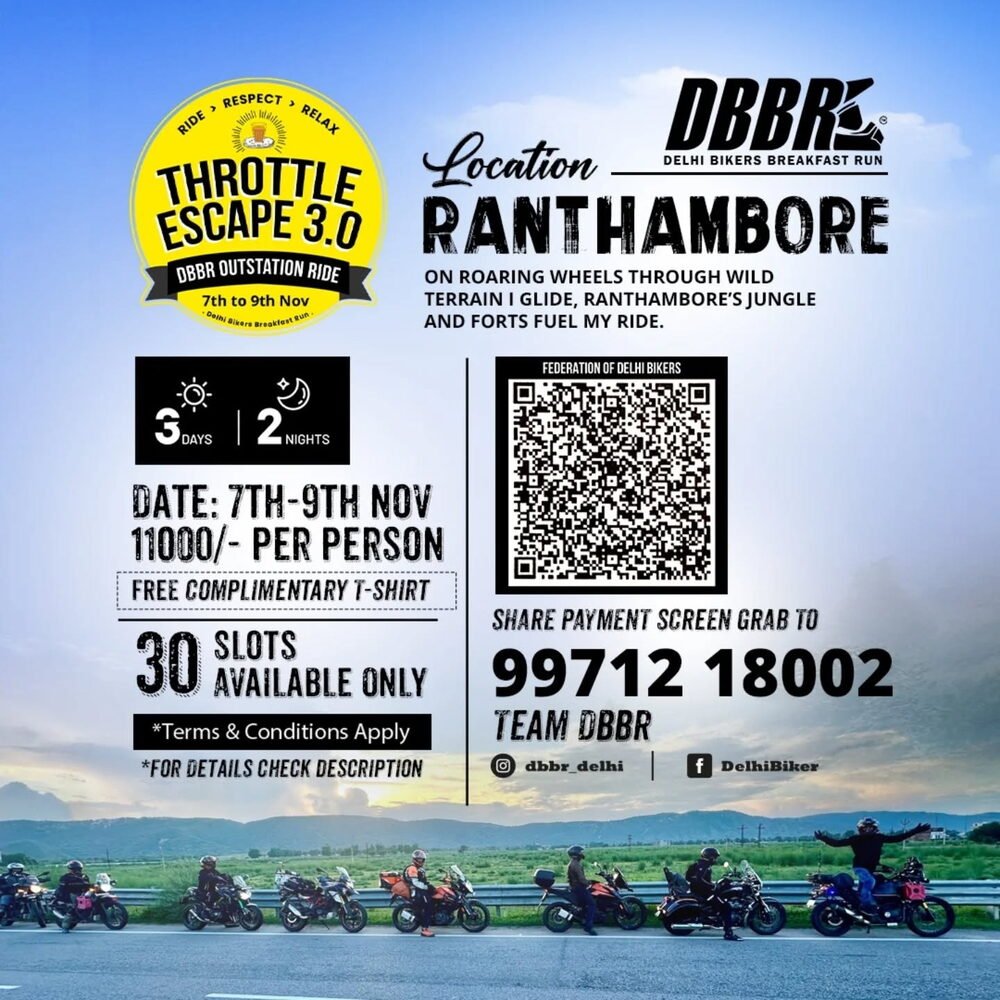 Delhi Bikers Breakfast Run