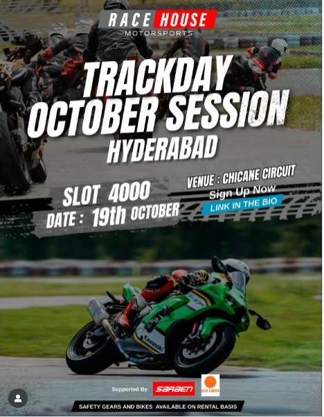 Trackday – October Session Hyderabad