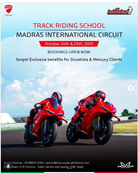 The Track Riding School Madras International Circuit