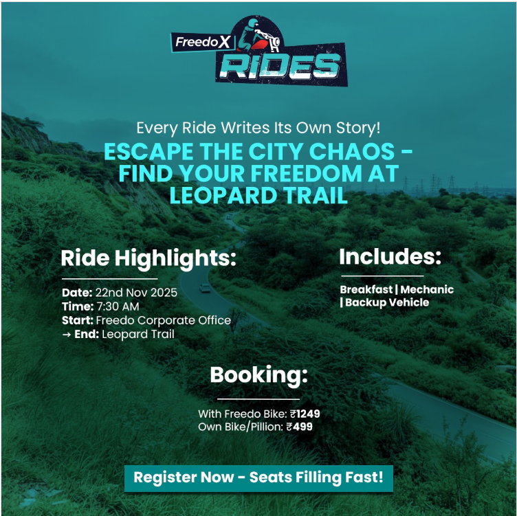 Ride with Freedo to Leopard Trail