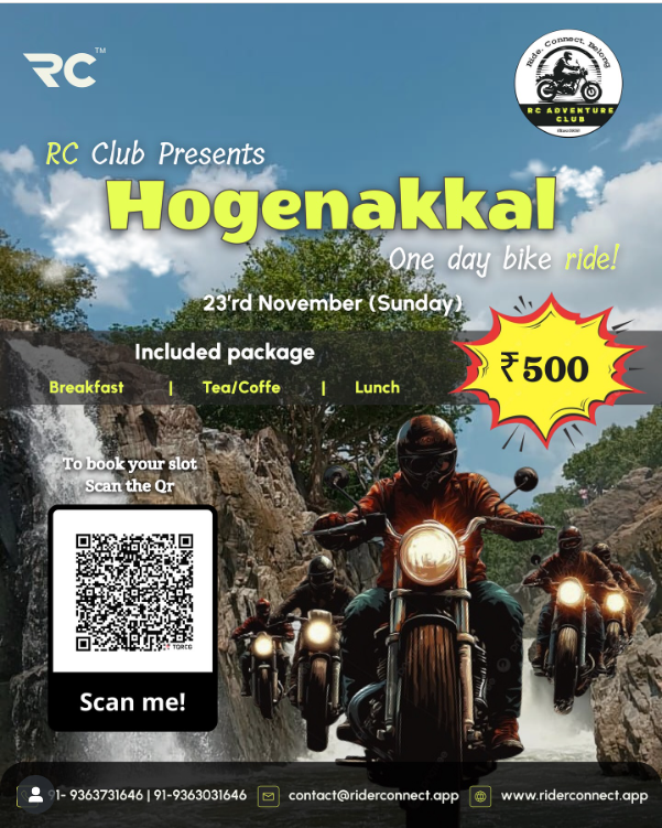 Hogenakkal Ride 2025
