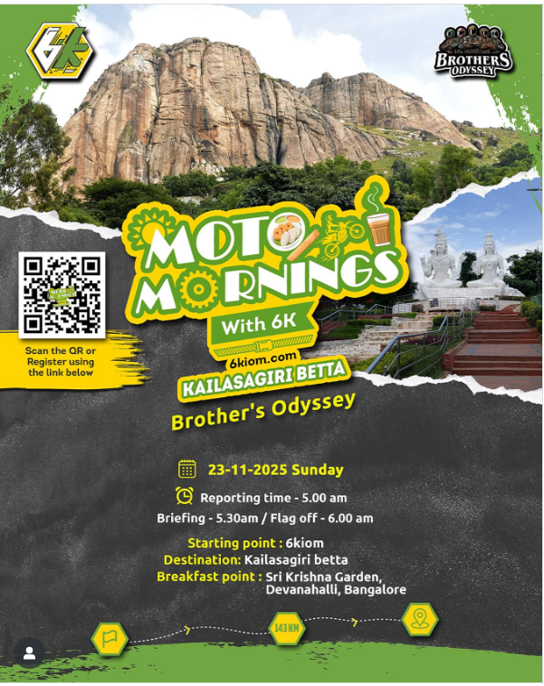 Kailasagiri Betta – Brother’s Odyssey ride
