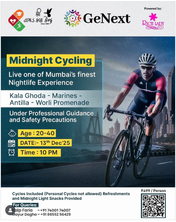 Midnight Cycling – Mumbai’s Finest Nightlife Experience!