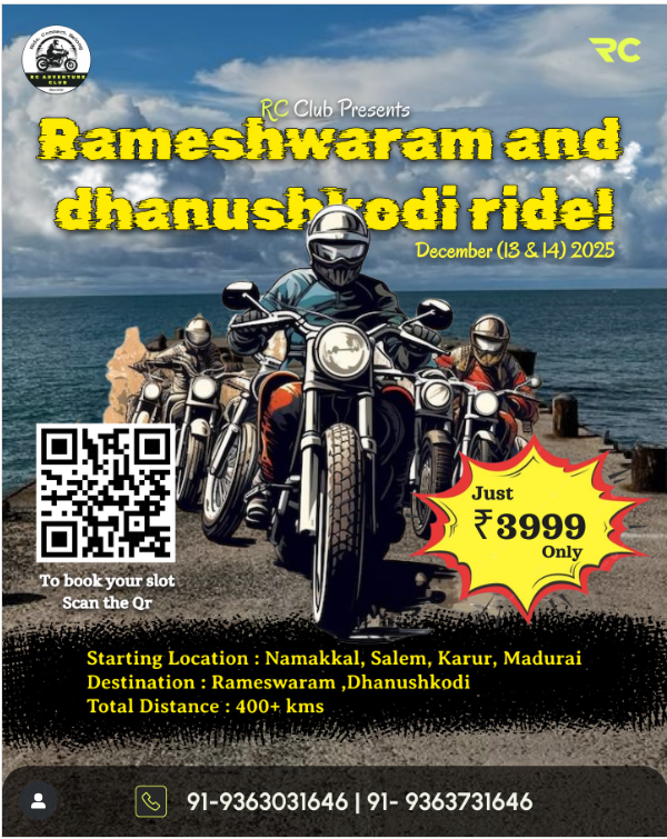 Rameshwaram & Dhanushkodi Ride!