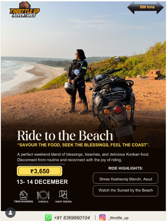 RIDE To The Palande Beach Dapoli