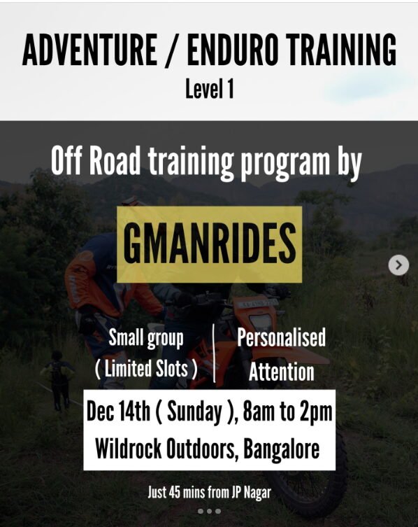 Adventure / Enduro Training ( Level 1