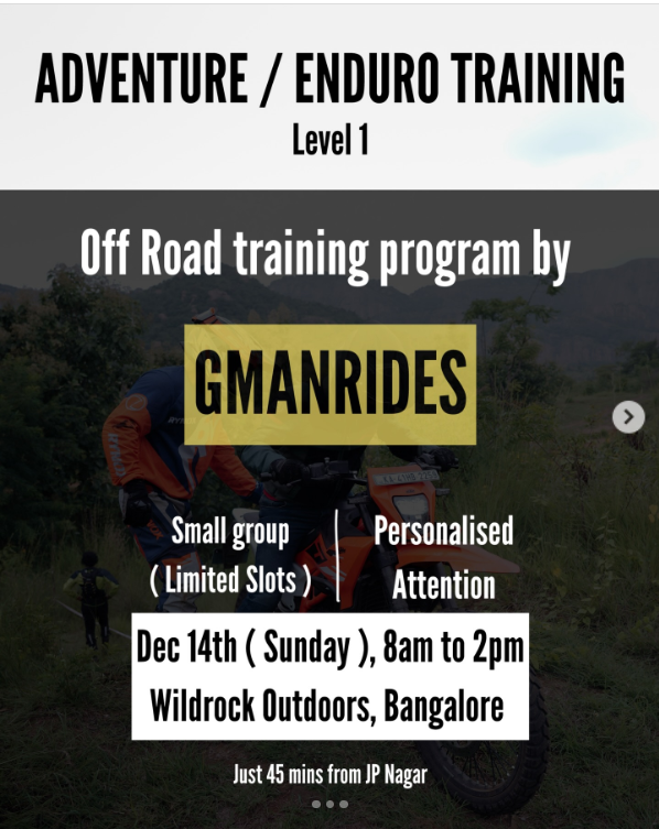 Adventure / Enduro Training ( Level 1