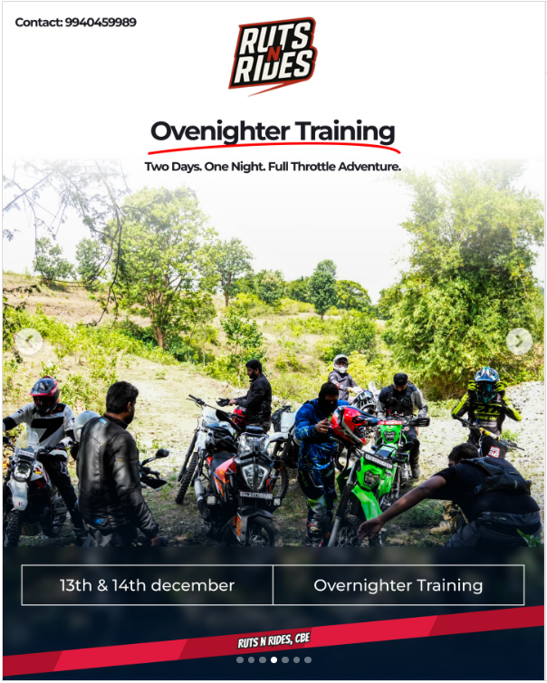 December events Ovenighter Training