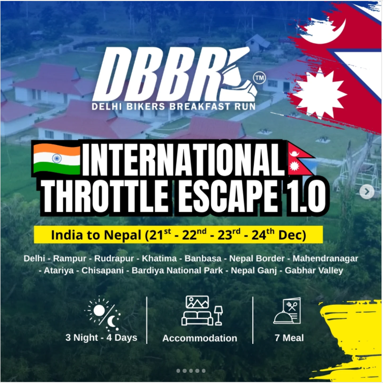 Delhi Bikers Breakfast Run