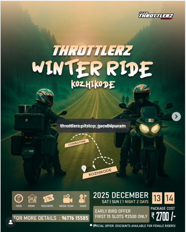 Throttlerz pitstop®️ Gandhipuram Branch