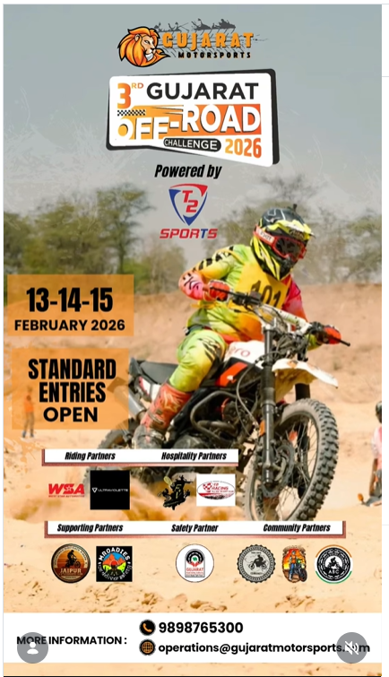 3rd Gujarat Off-Road Challenge 2026