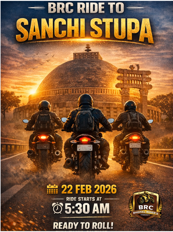 BRC RIDE TO SANCHI STUPA