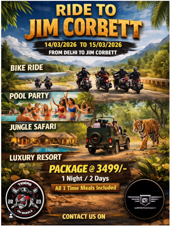 Ride to Jim Corbett