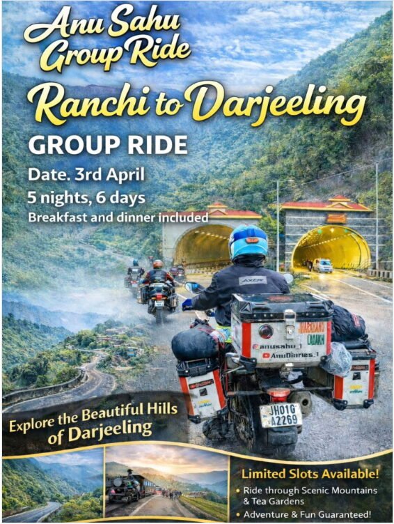 RANCHI TO DARJEELING Group Ride