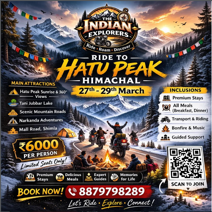 RIDE TO HATU PEAK HIMACHAL