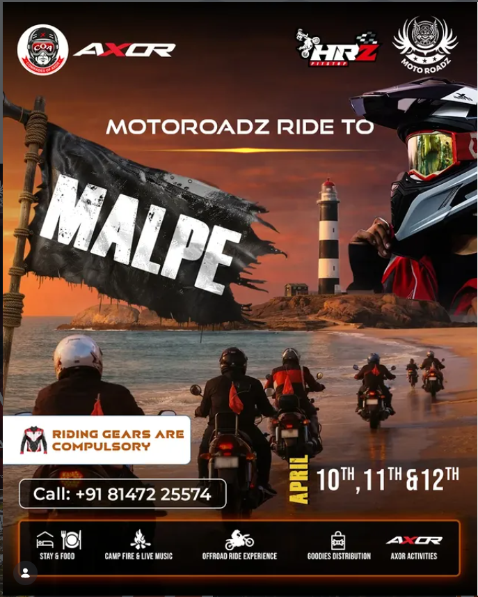 MOTOROADZ – RIDE TO MALPE