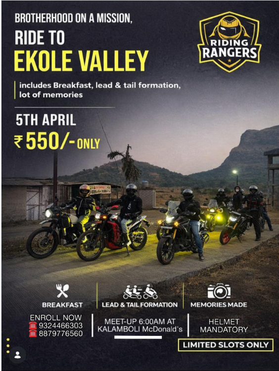 BROTHERHOOD ON A MISSION Ride to Ekole Valley