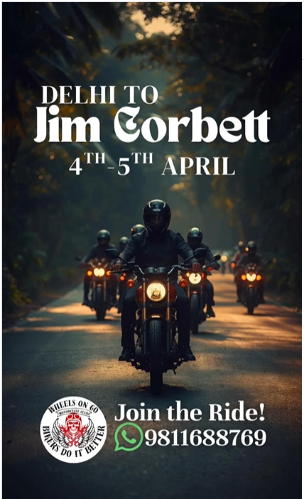 Delhi to Jim Corbett Ride