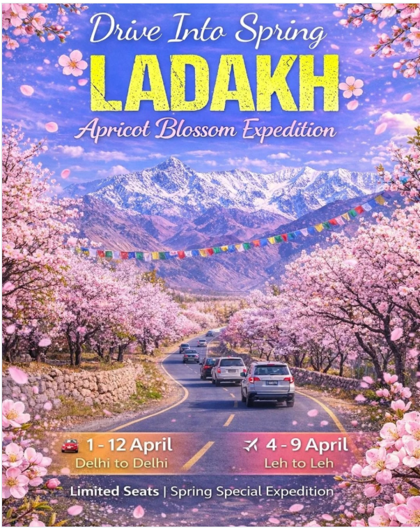LADAKH TURNS PINK THIS APRIL! Apricot Blossom Expedition
