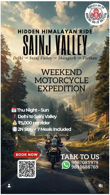 HIDDEN HIMALAYAN RIDE – SAINJ VALLEY