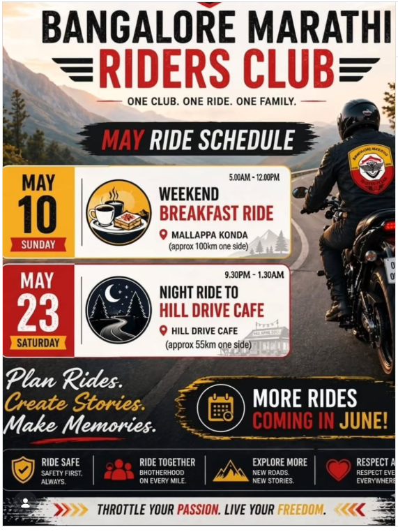 Bangalore Marathi Riders club ⚡