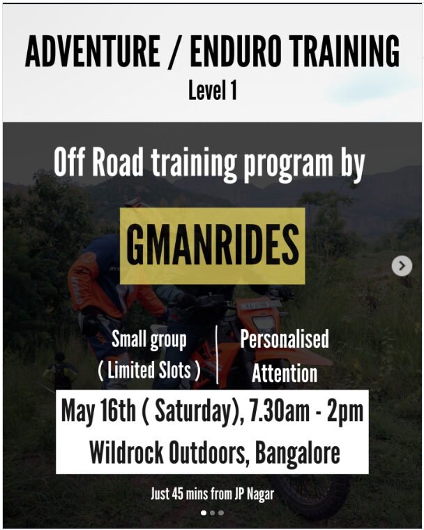 Adventure / Enduro Training – Level 1
