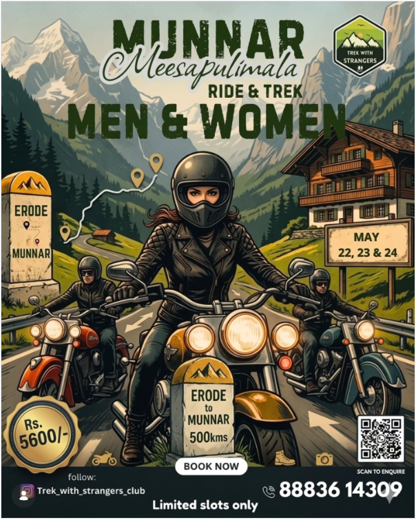 Munnar Bike Ride Adventure and trek!