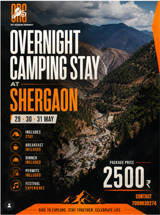 OVERNIGHT CAMPING STAY AT SHERGAON