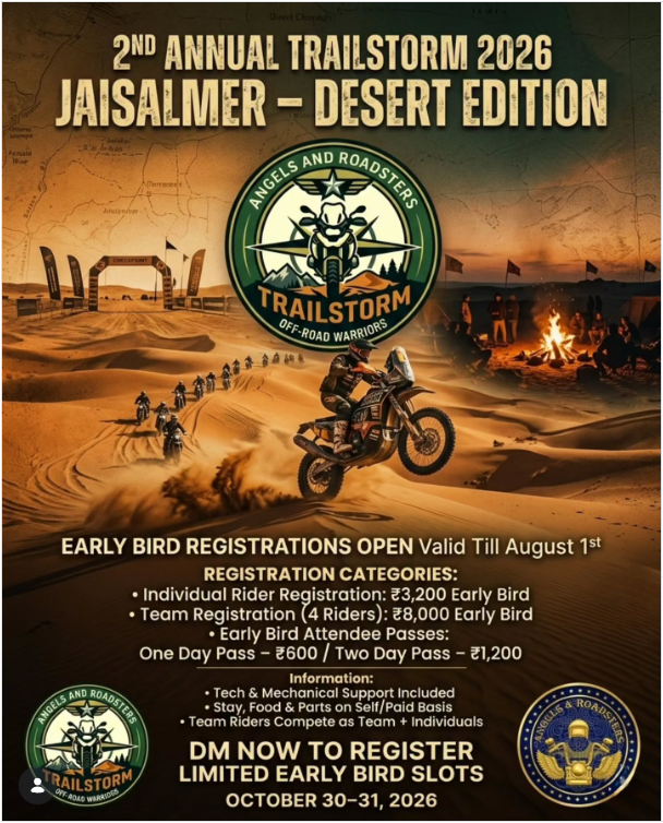 2nd Annual TRAILSTORM 2026 – JAISALMER DESERT EDITION