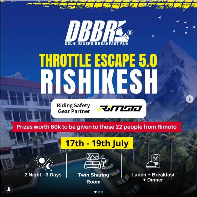 Delhi Bikers Breakfast Run