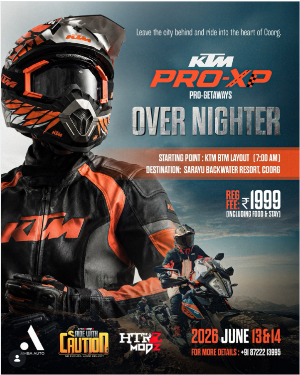 KTM PRO-XP OVERNIGHTER | COORG
