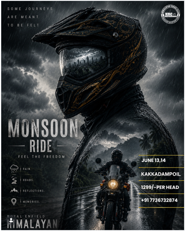 monsoon ride with HRC BROTHERHOOD