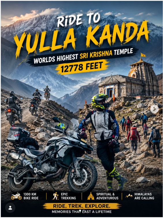 Ride To Worlds highest Sri Krishna Temple – Yulla Kanda