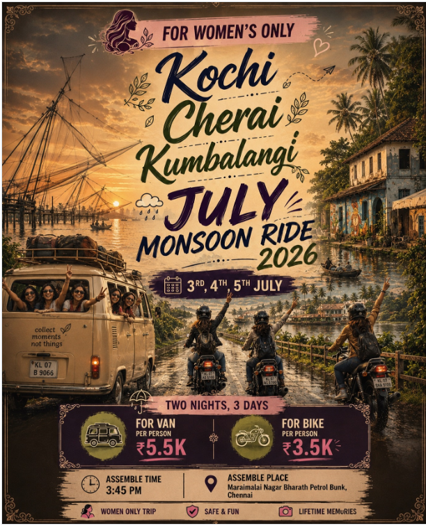 NACHIYAR REGIMENT – WOMEN’S JULY MONSOON RIDE 2026